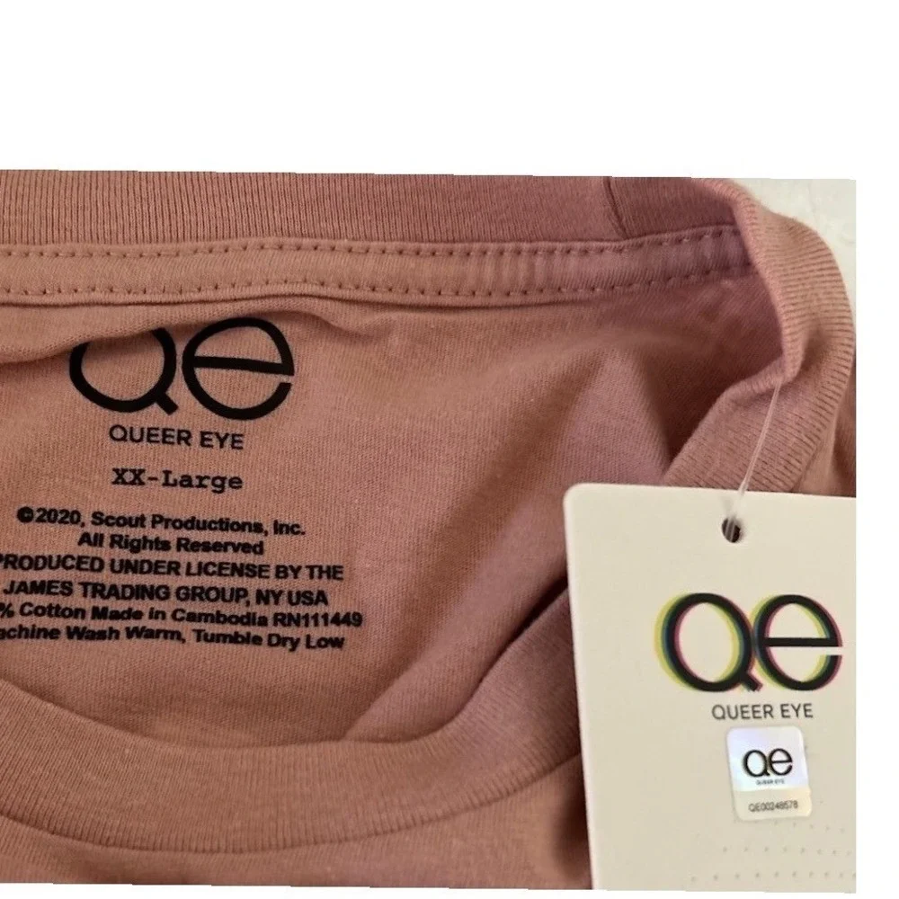 New W/Tags Queer Eye T-Shirt Twice As Good‎ Sz. 2X Unisex